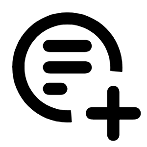 Playlist Add Circle Icon from Rounded Line - Streamline Material Free Set