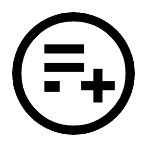 Playlist Add Circle Icon from Sharp Line - Material Symbols Set