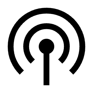 Podcasts Icon from Outlined Line - Material Symbols Set