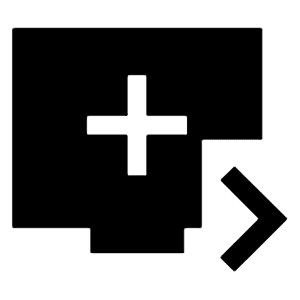 Queue Play Next Fill Icon from Sharp Fill - Material Symbols Set