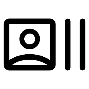 Recent Actors Icon from Rounded Line - Material Symbols Set