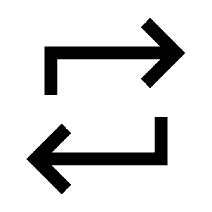 Repeat Fill Icon from Sharp Fill - Material Symbols Set