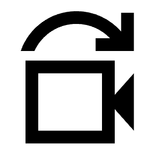 Replace Video Icon from Sharp Line - Material Pro Free Set