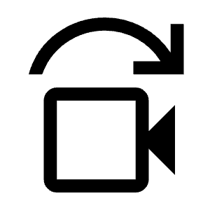 Replace Video Icon from Outlined Line - Material Symbols Set