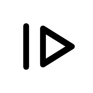 Resume Icon from Rounded Line - Material Symbols Set