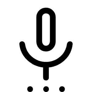 Settings Voice Icon from Rounded Line - Material Symbols Set