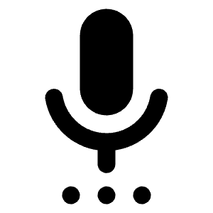 Settings Voice Fill Icon from Rounded Fill - Material Pro Free Set