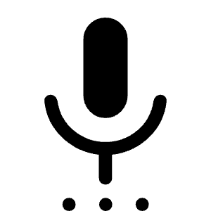 Settings Voice Fill Icon from Rounded Fill - Material Symbols Set