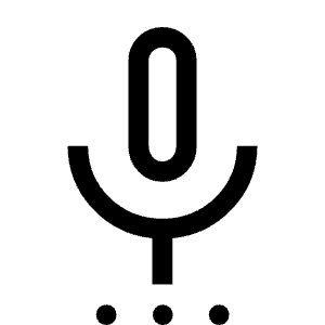 Settings Voice Icon from Sharp Line - Material Symbols Set