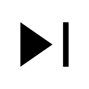 Skip Next Fill Icon from Outlined Fill - Material Symbols Set