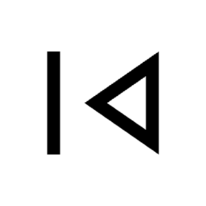 Skip Previous Icon from Sharp Line - Material Symbols Set