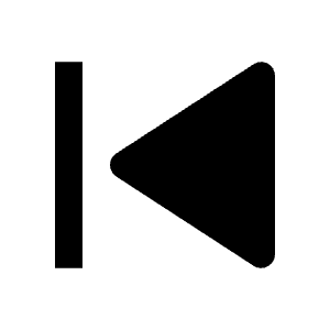Skip Previous Fill Icon from Outlined Fill - Streamline Material Free Set