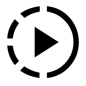 Slow Motion Video Icon from Outlined Line - Material Symbols Set
