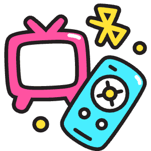Smart Tv Icon from Stickies Colors - Free Set
