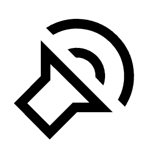 Sound Detection Loud Sound Icon from Sharp Line - Material Symbols Set
