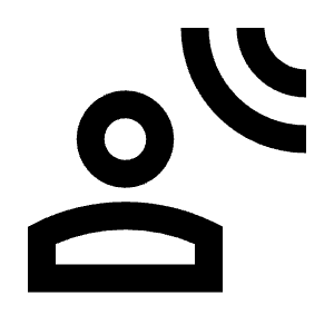 Spatial Audio Icon from Sharp Line - Streamline Material Free Set