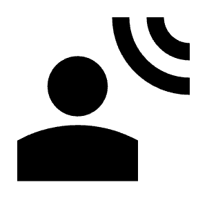 Spatial Audio Fill Icon from Sharp Fill - Streamline Material Free Set