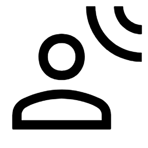 Spatial Audio Icon from Sharp Line - Material Symbols Set