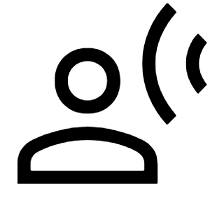 Spatial Audio Off Icon from Sharp Line - Material Symbols Set