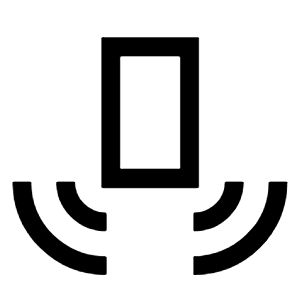 Spatial Speaker Icon from Sharp Line - Material Symbols Set