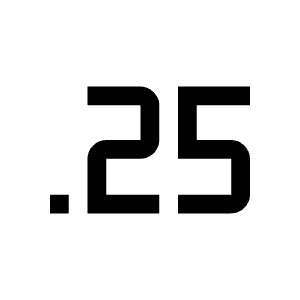 Speed 0 25 Fill Icon from Outlined Fill - Material Symbols Set