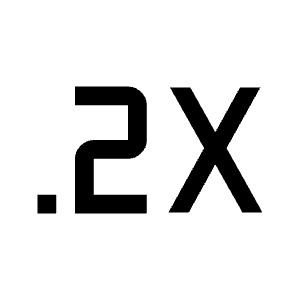 Speed 0 2x Fill Icon from Outlined Fill - Material Symbols Set