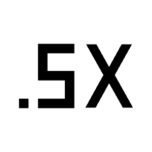 Speed 0 5x Icon from Sharp Line - Material Symbols Set