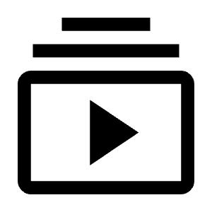 Subscriptions Icon from Outlined Line - Material Symbols Set