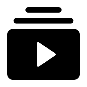 Subscriptions Fill Icon from Rounded Fill - Material Symbols Set