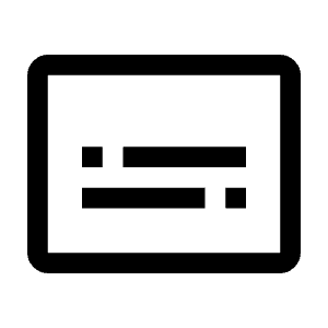 Subtitles Icon from Outlined Line - Material Symbols Set