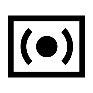 Surround Sound Icon from Sharp Line - Material Symbols Set