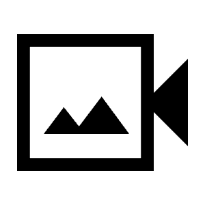 Video Camera Back Icon from Sharp Line - Material Symbols Set