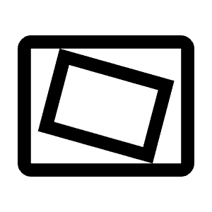 Video Stable Icon from Outlined Line - Material Symbols Set