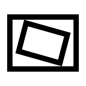 Video Stable Icon from Sharp Line - Material Symbols Set