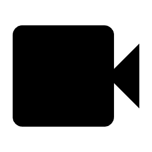 Videocam Fill Icon from Outlined Fill - Material Symbols Set
