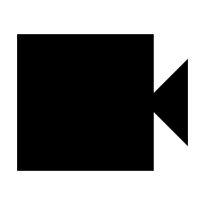 Videocam Fill Icon from Sharp Fill - Material Symbols Set