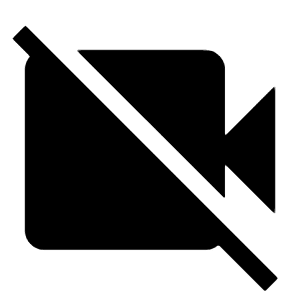 Videocam Off Fill Icon from Outlined Fill - Material Symbols Set