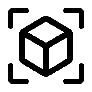 View In Ar Icon from Rounded Line - Material Symbols Set