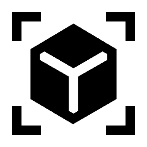View In Ar Fill Icon from Sharp Fill - Material Symbols Set