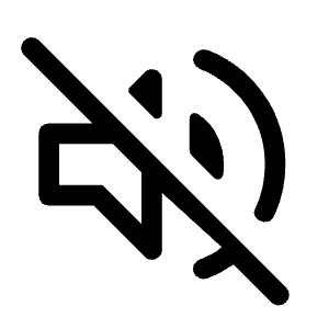 Volume Off Icon from Rounded Line - Material Symbols Set