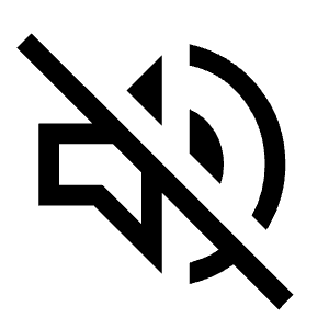 Volume Off Icon from Outlined Line - Material Symbols Set
