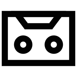 Audio Cassette Icon from Atlas Line Set