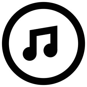 Music Notes Icon from Atlas Line Set