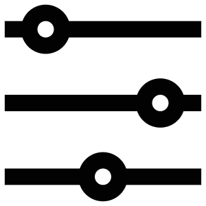 Sliders Icon from Atlas Line Set