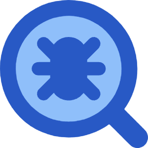 Bug Search Icon from Core Flat Set