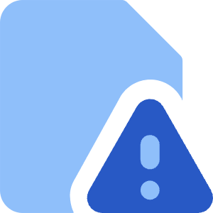 Threat Document Icon from Core Flat Set