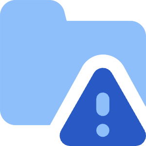 Threat Folder Icon from Core Flat Set