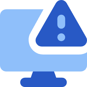 Threat Monitor Icon from Core Flat Set