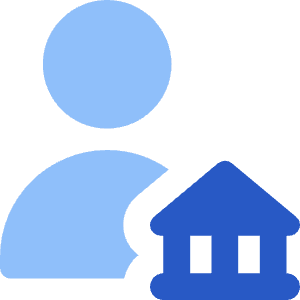 Bank Broker Icon from Core Flat Set