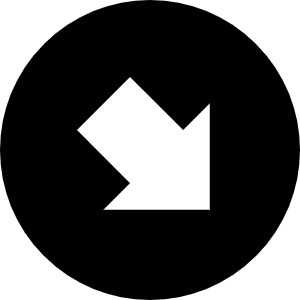 Down Right Circle Icon from Block – Free Set